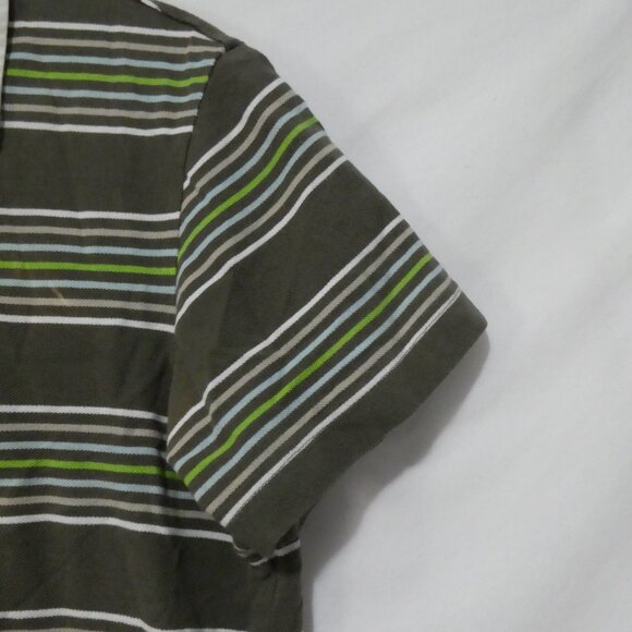 JOE FRESH | small | Striped Polo Shirt With White Collar - Picture 5 of 13
